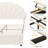 Burlyn Upholstered LED Bed Frame with Drawer & Adjustable Headboard-1210318531-1210572756