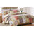 Blooming Prairie Patchwork Cotton Reversible Bedspread Set-1682153026