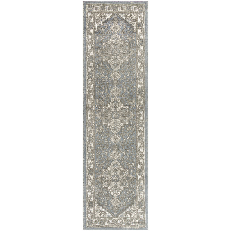 Tapis tissé à la machine Sereno, Tapis de couloir 2 pi 2 po x 6 pi
