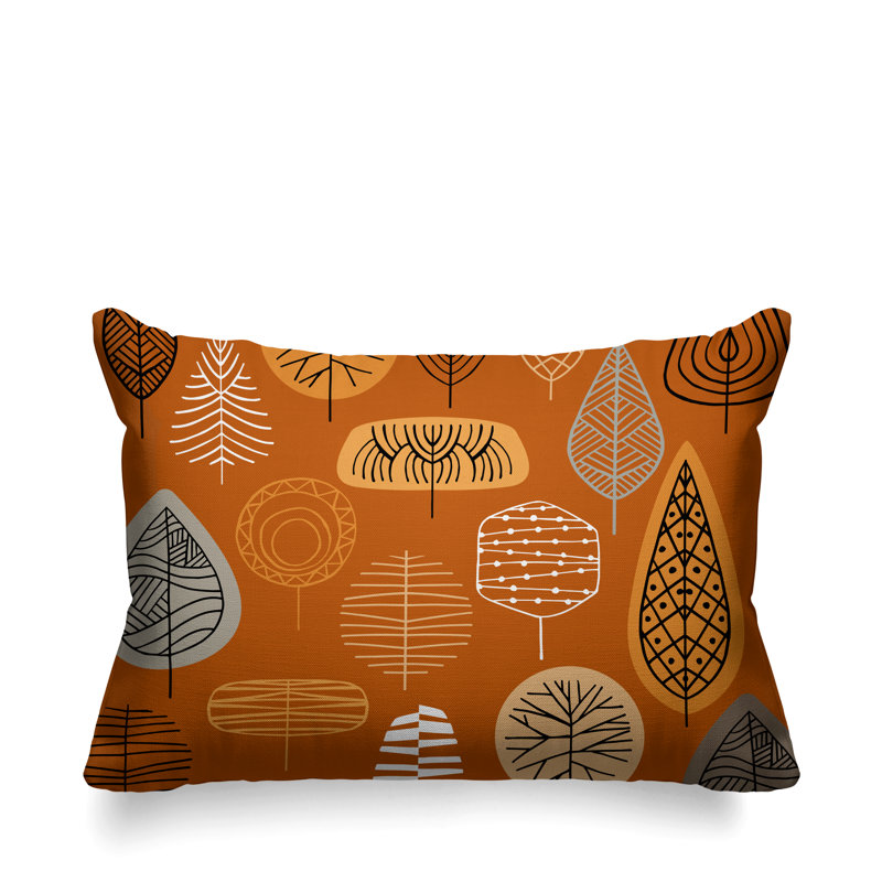 Coussin décoratif intérieur / extérieur Felicity, Orange