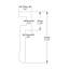 Moulure en polystyrène blanc apprêté P 3/4 po x l 3 1/4 po x L 78 3/4 po