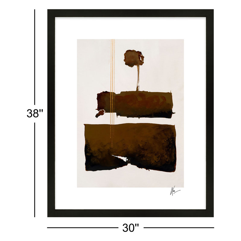 Walk With Me Print by Lee Lessem, Black, 38" H x 30" W x 1.25" D