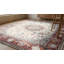 Tapis ivoire en soie noué à la main 8 x 8 po
