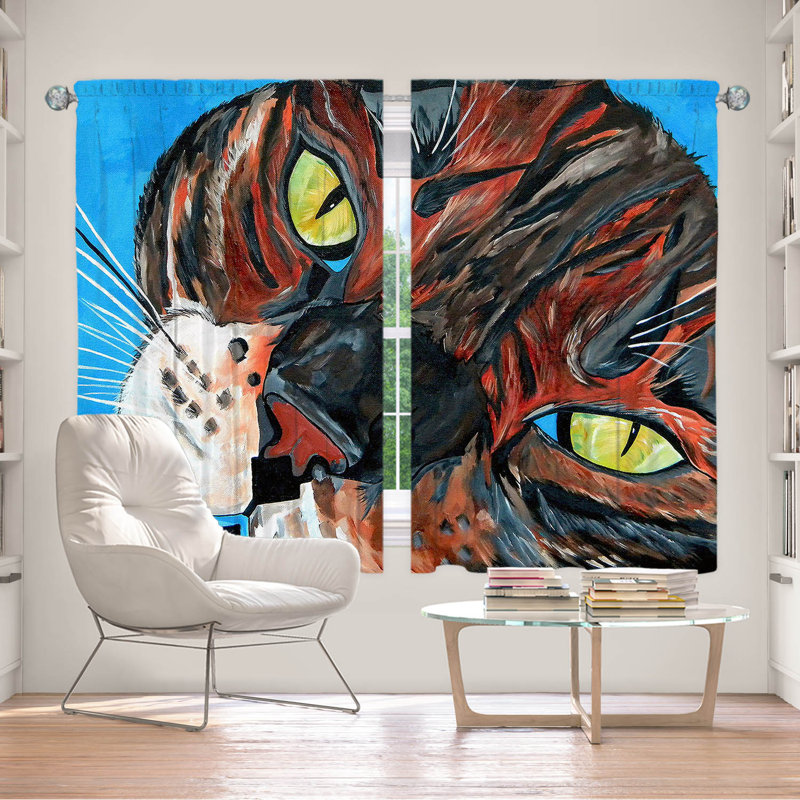 Georgios Room Darkening Curtain Pair, 40" W x 52" L