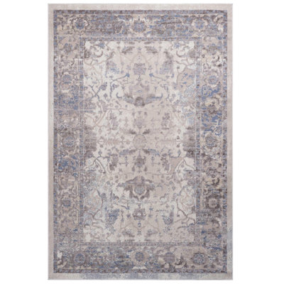 Tapis tissé et traditionnel 6 pi x 9 pi, brun / beige, sans perte de teinture, tache, convient à la chambre à coucher, au salon, à la serre et non idéal pour la décoration intérieure