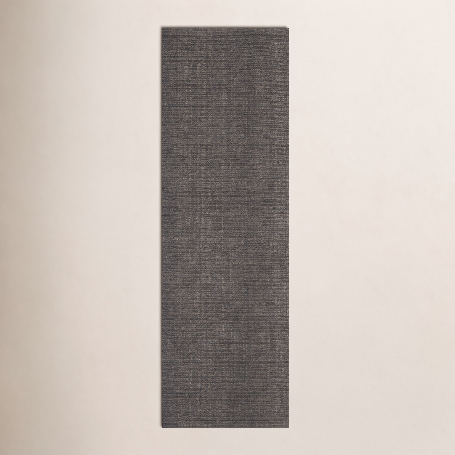 Barkley Brown Hand-Woven Jute Rug, Runner 2'6" X 12'