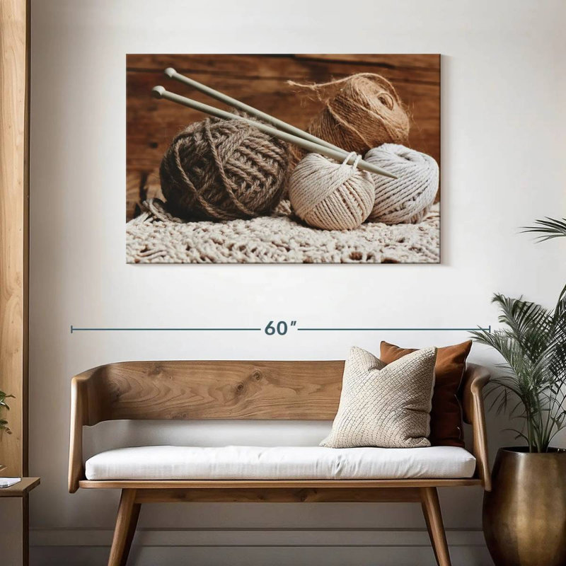 Senne Yarn For Knitting, 30" H x 45" W