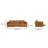 Appiah Power Recliner Sofa Tan Leather