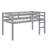 Twin Raised Loft Bed With Ladder-61052258