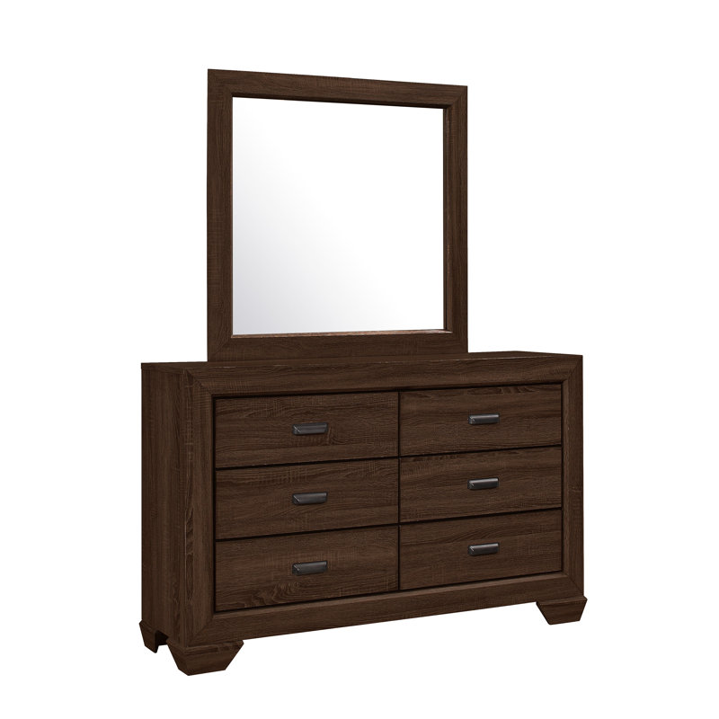 Miroir de chambre Farrow Chocolat (miroir seulement), Chocolat