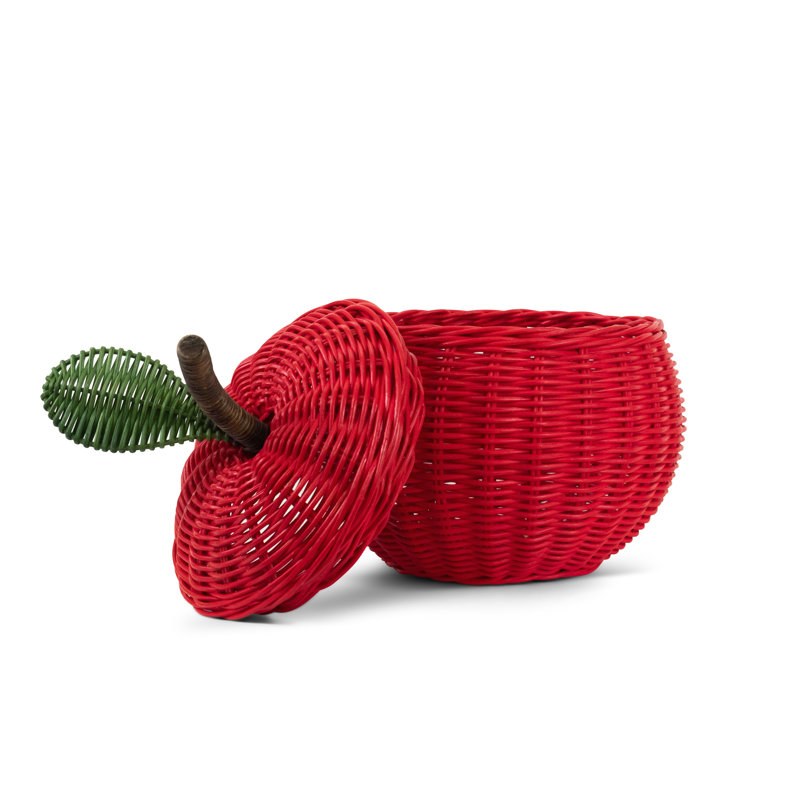 Panier en osier Bay Isle Home ™, 10 po x 8 po x 8 po
