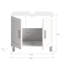 Palmere 65cm Single Bathroom Vanity Base Only