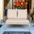 49.6" Acacia Outdoor Loveseat With Cushions