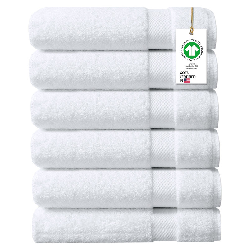 Drap 100% coton biologique Delara, Blanc, 6