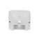 White Rectangular Wall Mount Bathroom Sink without Faucet and Overflow