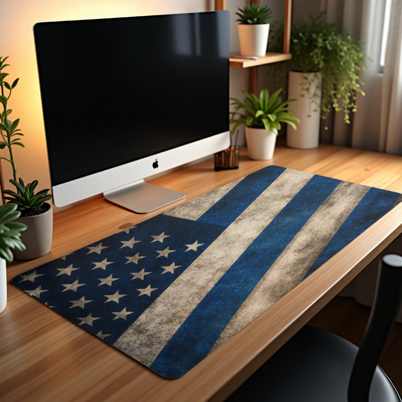 Polyester Desk Pad, 31.5x15.5