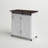 Damiani 35 " W Kitchen Cart