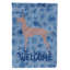 Caniche en polyester à 2 côtés 40 x 28 po standard welcome drapeau maison-957493028