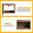 28" Wall Mounted Bathroom Vanity with Ceramic Sink, Single Door Cabinet-2016966483-2045707255