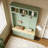 4-in-1 Hall Tree with 6 Golden Hooks, Wood Grain Bench with Multiple Storage Space-1363963892