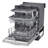 LG 24 in. in PrintProof Black Stainless Steel Top Control Dishwasher with TrueSteam, QuadWash and Dynamic Dry-111806288