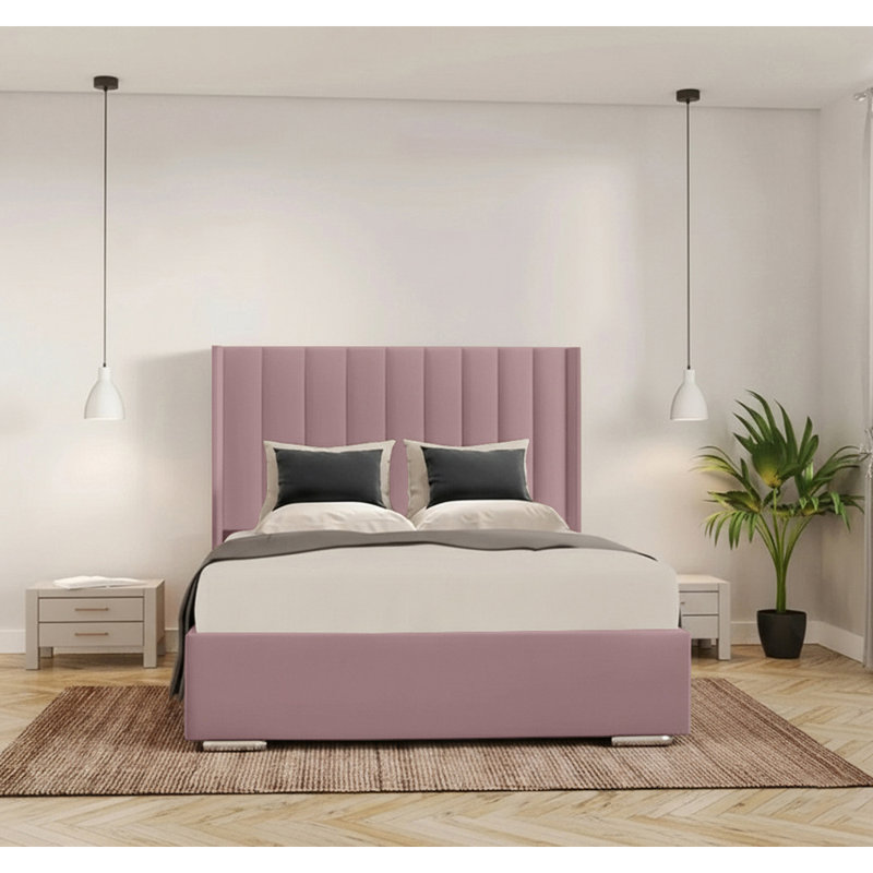 Chiedu Bed Frame, Single, Lilac