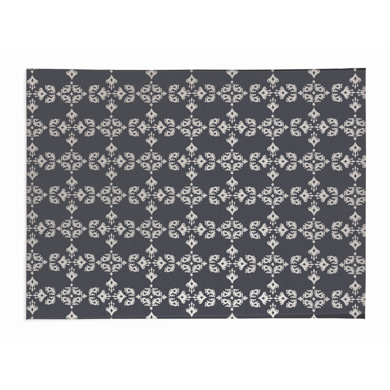 Cassia Pet Placemat, Charcoal, 0.08" H x 24" W x 36" D