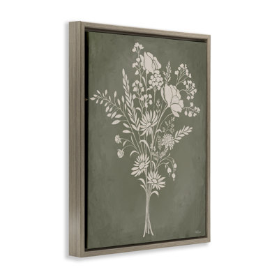 Cadre flottant Wildflower Impression, design par Cat Thurman Designs