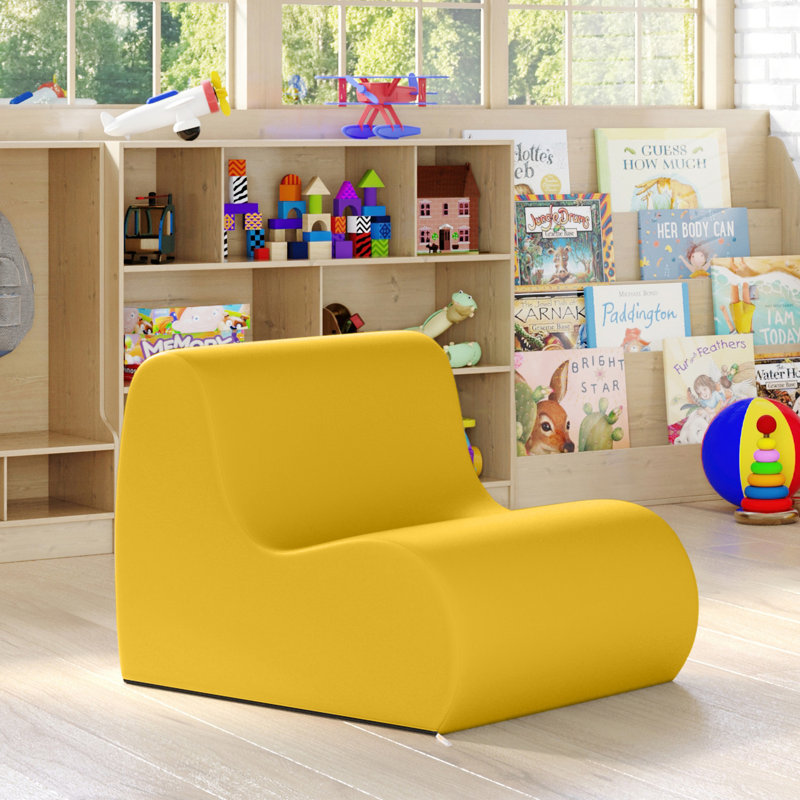 Yellow, 20.5" H x 20" W x 29" D