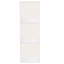 Bibliothèque avec deux portes coulissantes, étagère de rangement à 4 niveaux, bibliothèque de rangement coulissante, armoire de rangement dissimulée dans le salon de la chambre à coucher avec roulettes
