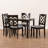 Heil 4 - Person Four Leg Base Dining Set-1350207811