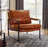 Eisenman 27.09'' W Leather Upholstered Accent Armchair-162999970