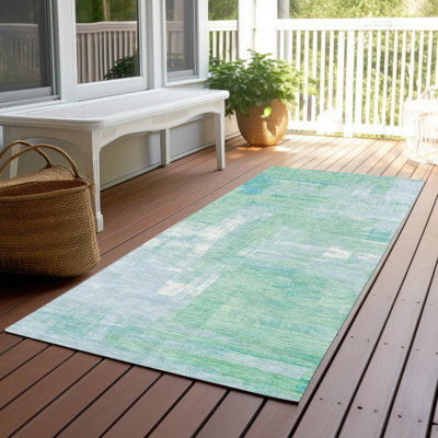 Tapis intérieur / extérieur bleu Roselle - LOOMlan