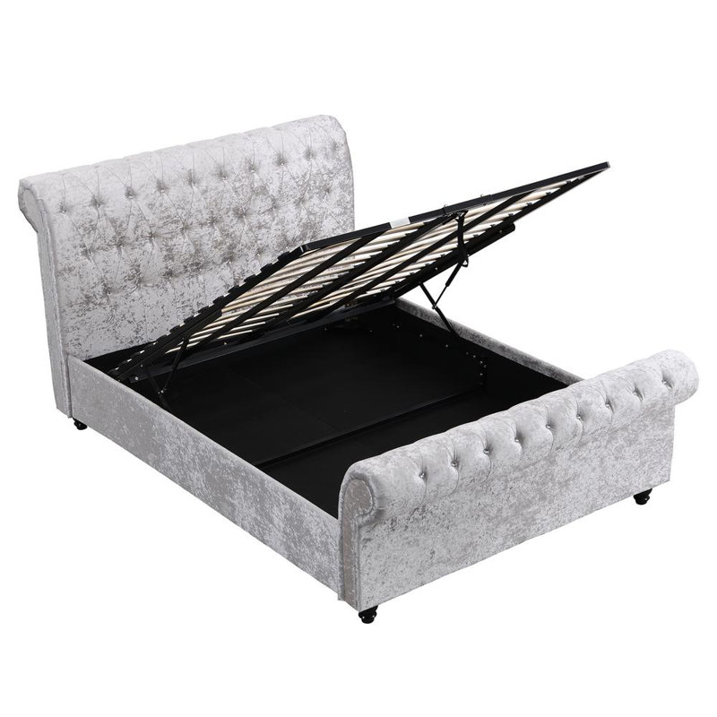 Queen Upholstered Platform Bed