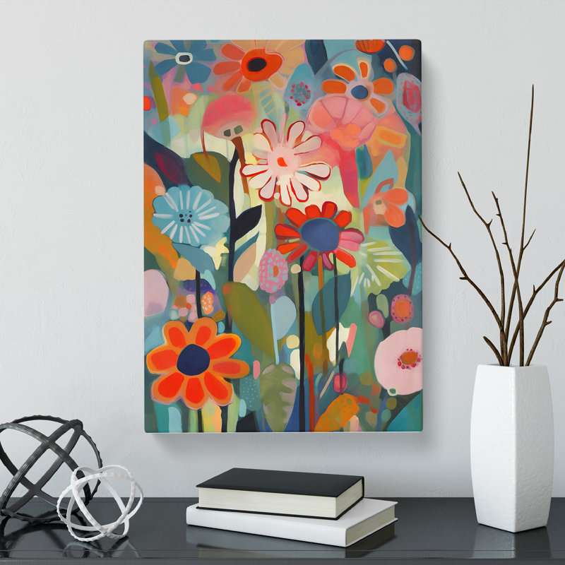 Mixed Flowers Vol.5 - Wrapped Canvas, 50cm H x 35cm W x 3cm D