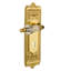 Egg & Dart Plate with Decorative Keyhole and Privacy (Bed & Bath) with Parlour Lever-538564595-538563594