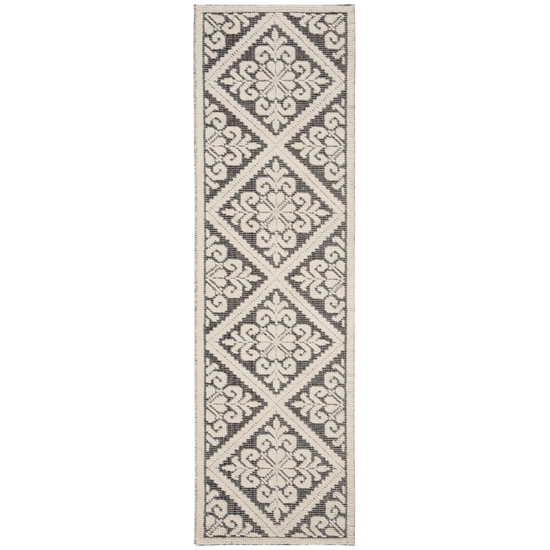 Kelty Hand Woven Wool Geometric Rug, Runner 2'3" x 6'