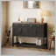 Armoire 47 po à deux tiroirs et quatre portes avec tablette à lattes-1774186361