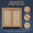 Storage Sideboard Cabinet with Rattan Doors and Adjustable Shelves-1688501741