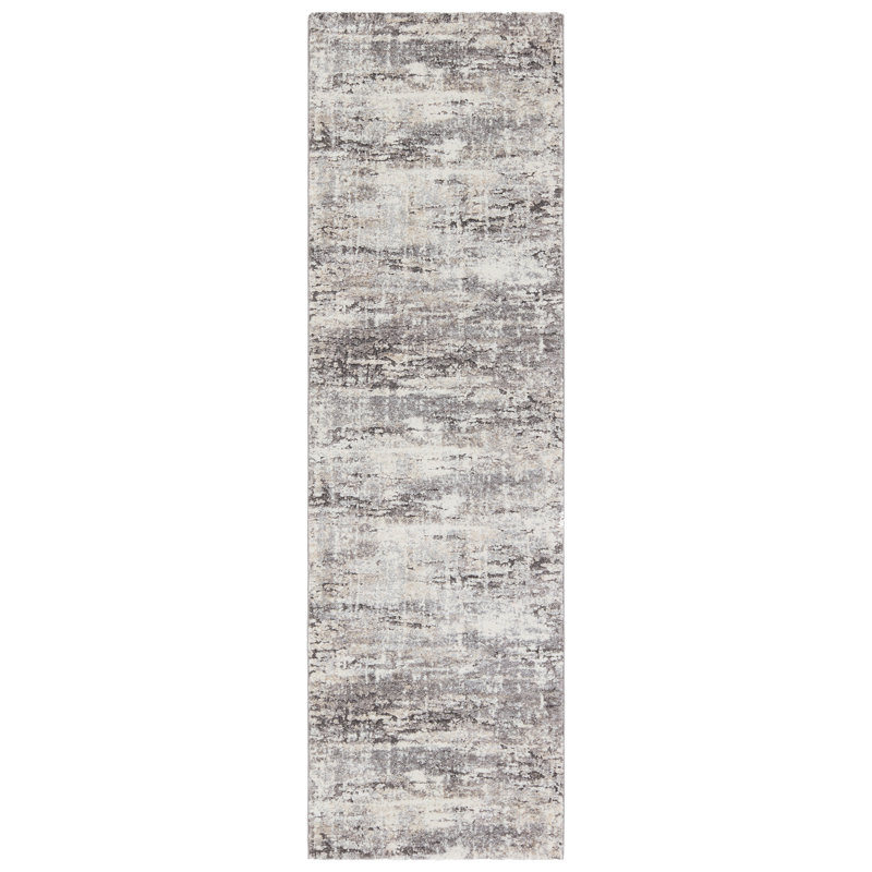 Gerwar Abstract Indoor Rug, Runner 3' x 10'