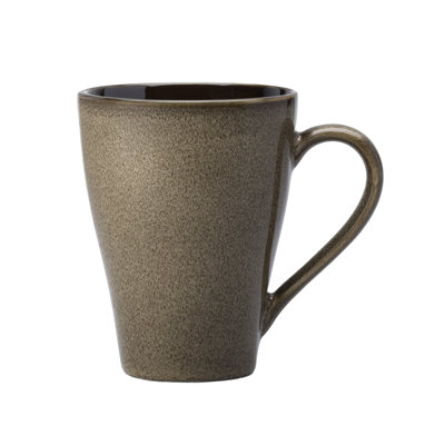 Rustic Chestnut Mugs, 9 oz, by Luzerne