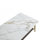Coffee Table Rectangular Center Table for Living Room Open Space Side Table with Metal Frame