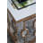 Burntwood Glass Top Single Coffee Table