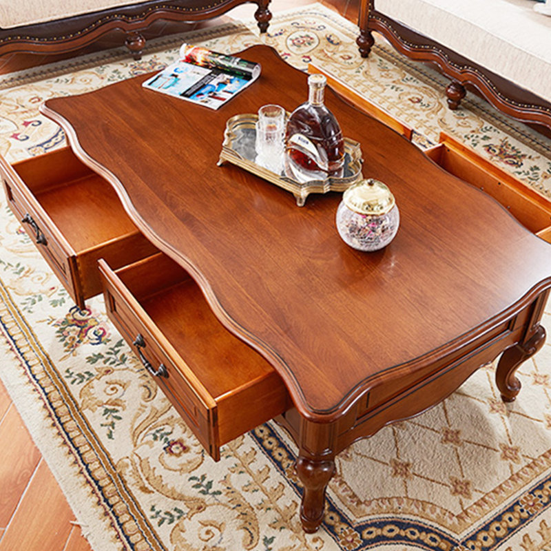 American-style vintage storage coffee table