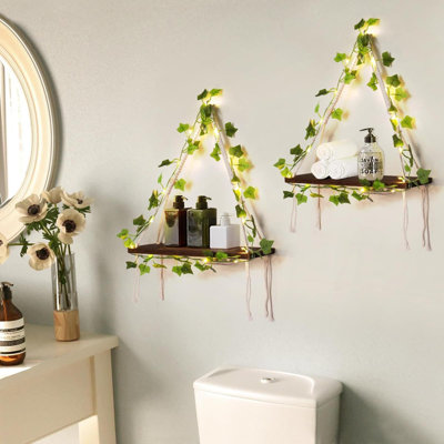 Wayzata 2 Piece Wood Floating Shelf