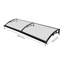 Auvent de porte / fenêtre rétractable en polycarbonate DENFER-102802388