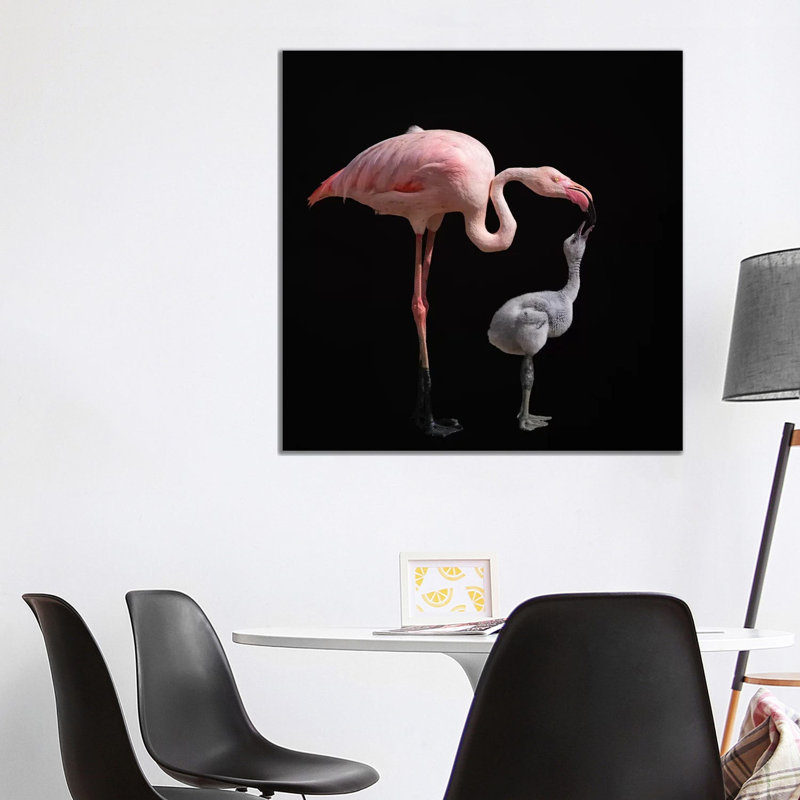 Become Pink by Mathilde Guillemot - Wrapped Canvas Painting, 93.98 cm H x 93.98 cm W x 1.91 cm D