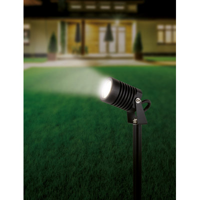 Matte Black Integrated LED Spotlight