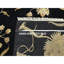 Tapis noir en laine et en soie noué à la main 8 pi x 10 pi 7793B3B7A61F4BD0BED72618E26A67BD