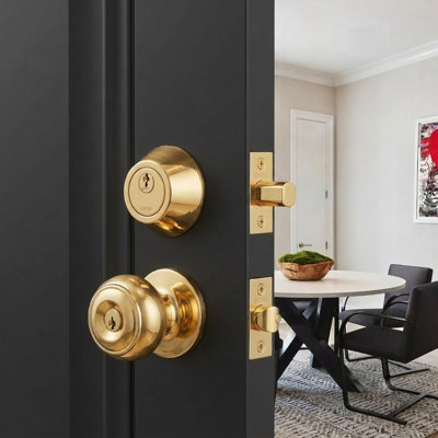Key Entry & Single Deadbolt Door Lock Set